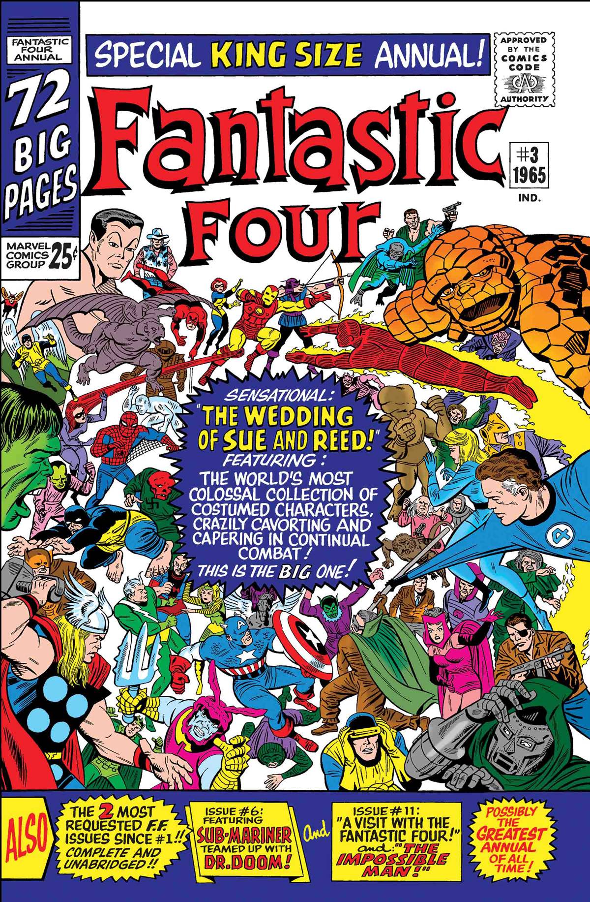 TRUE BELIEVERS FANTASTIC FOUR WEDDING REED AND SUE #1 FOC 06/11 RELEASE DATE 07/04