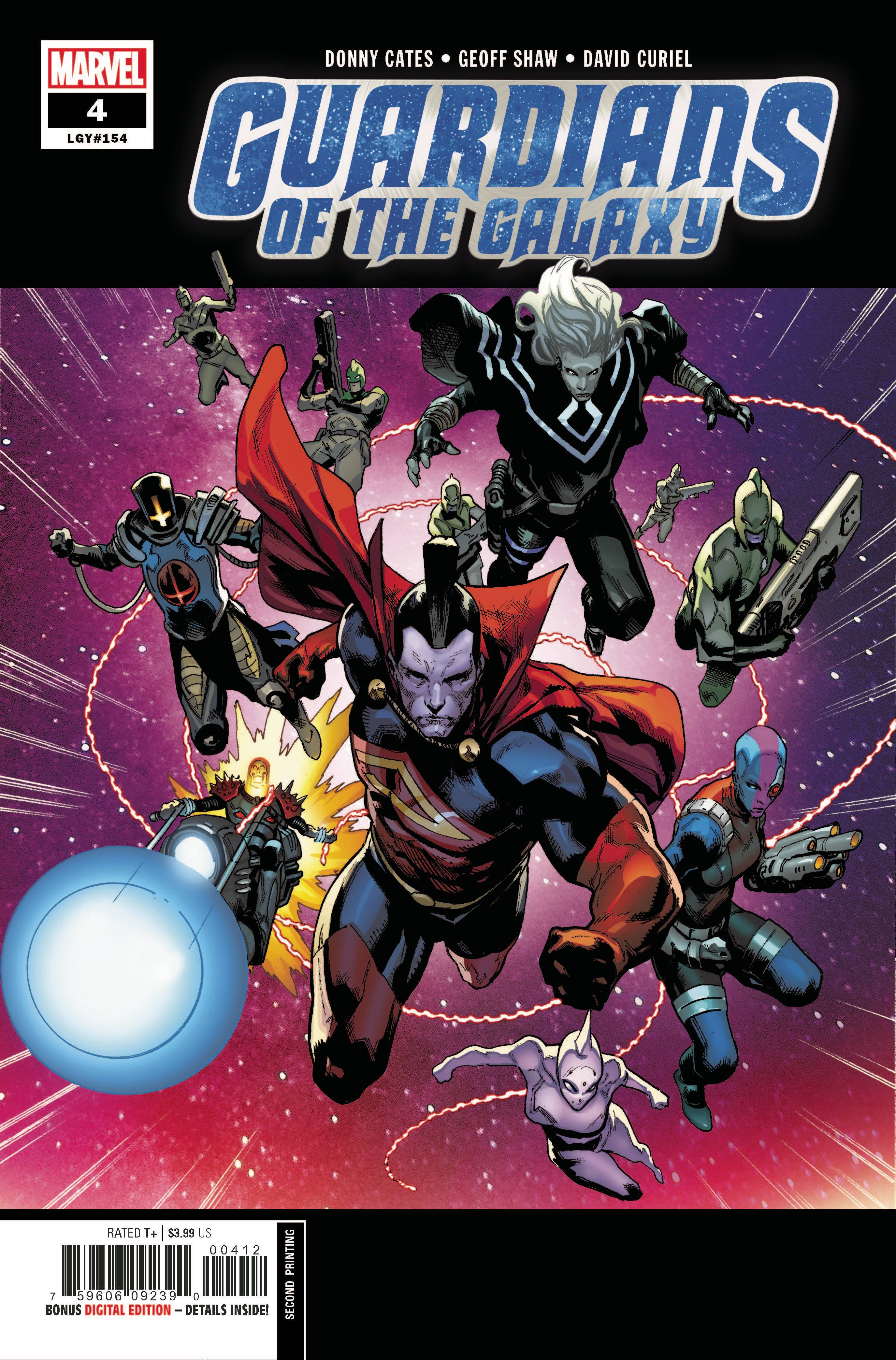 GUARDIANS OF THE GALAXY #4 2ND PTG SHAW VAR 05/29/19 FOC 04/05/19