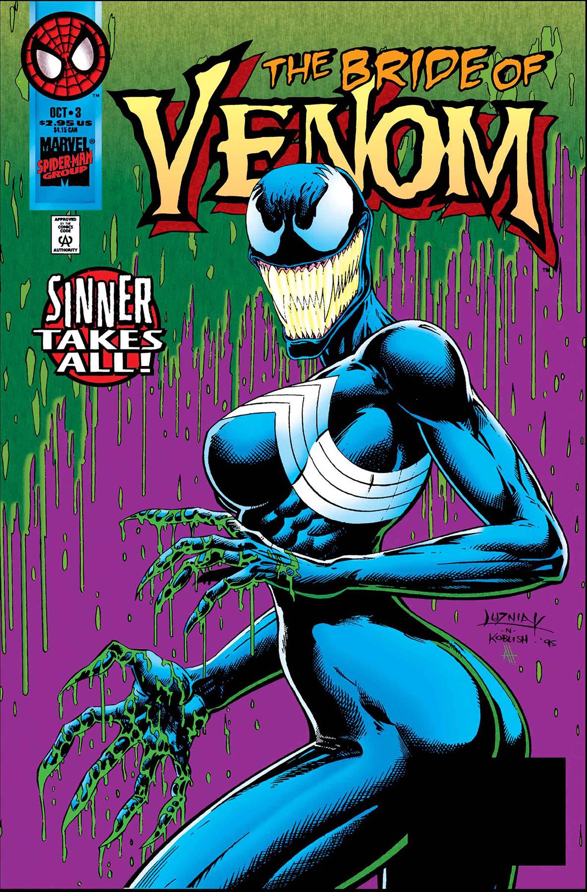 TRUE BELIEVERS ABSOLUTE CARNAGE SHE-VENOM #1 07/03/19 FOC 06/10/19 (CB104)