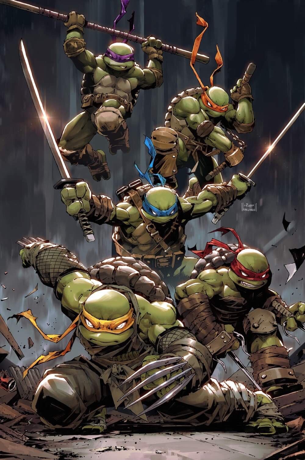 TMNT ULTIMATE 4-PACK #97 #98 #99 #100 SET LIMITED TO 50 RAW SETS