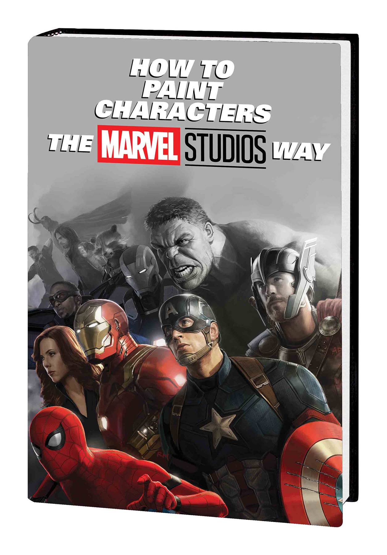 HOW TO PAINT CHARACTERS MARVEL STUDIOS WAY HC 10/16/19 FOC 04/15/19