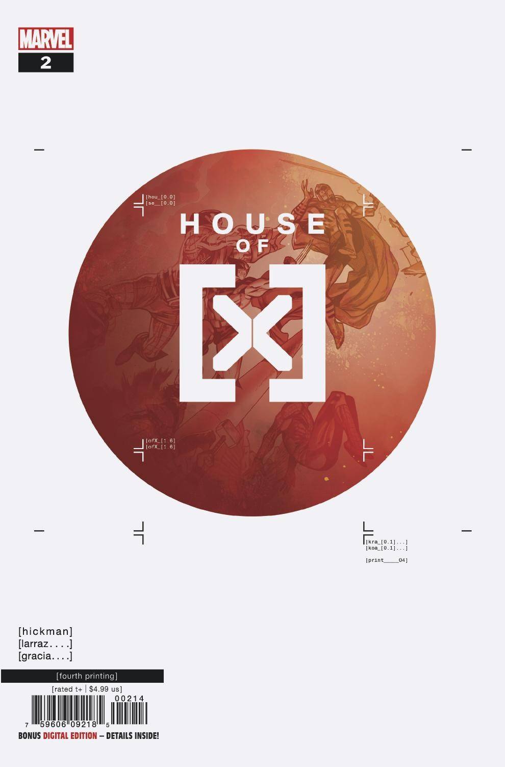 HOUSE OF X #2 (OF 6) 4TH PTG LARRAZ VAR 10/23/19 FOC 09/30/19