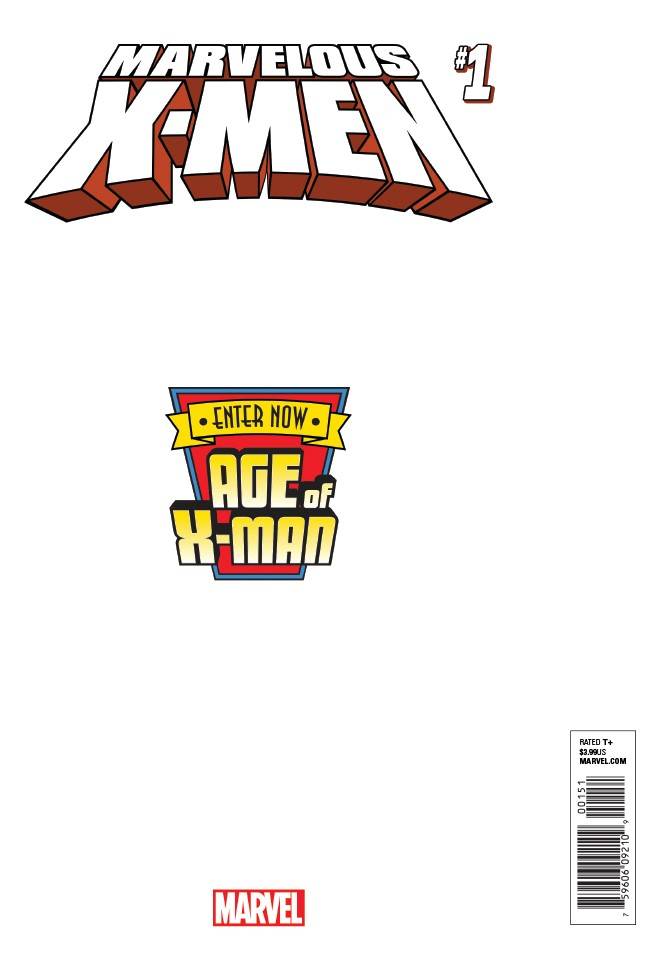 AGE OF X-MAN MARVELOUS X-MEN #1 COVER A & SECRET VARIANT 02/06/19 FOC 01/14/19