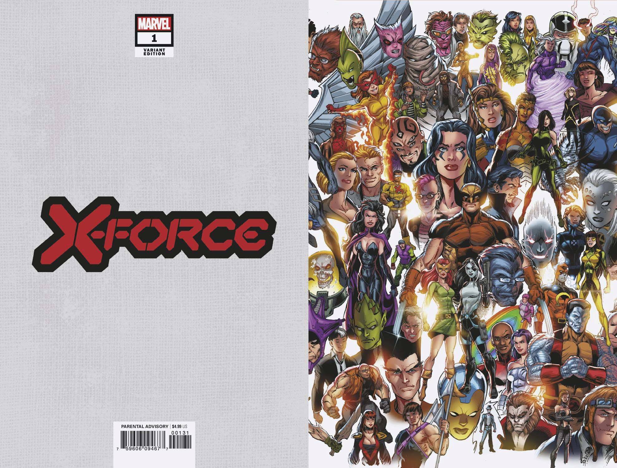 X-FORCE #1 BAGLEY EVERY MUTANT EVER VAR DX 11/06/19 FOC 10/14/19