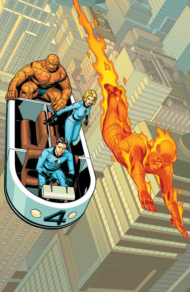 FANTASTIC FOUR #1 SPROUSE EXCLUSIVE VIRGIN VARIANT COVER