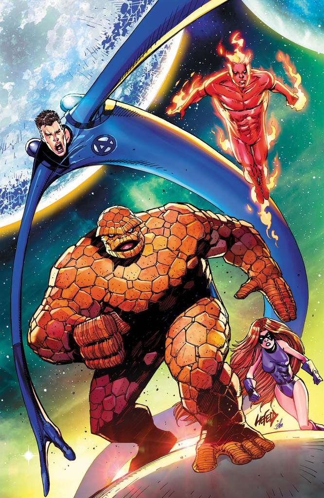 FANTASTIC FOUR #1 LIEFIELD EXCLUSIVE VIRGIN VARIANT COVER