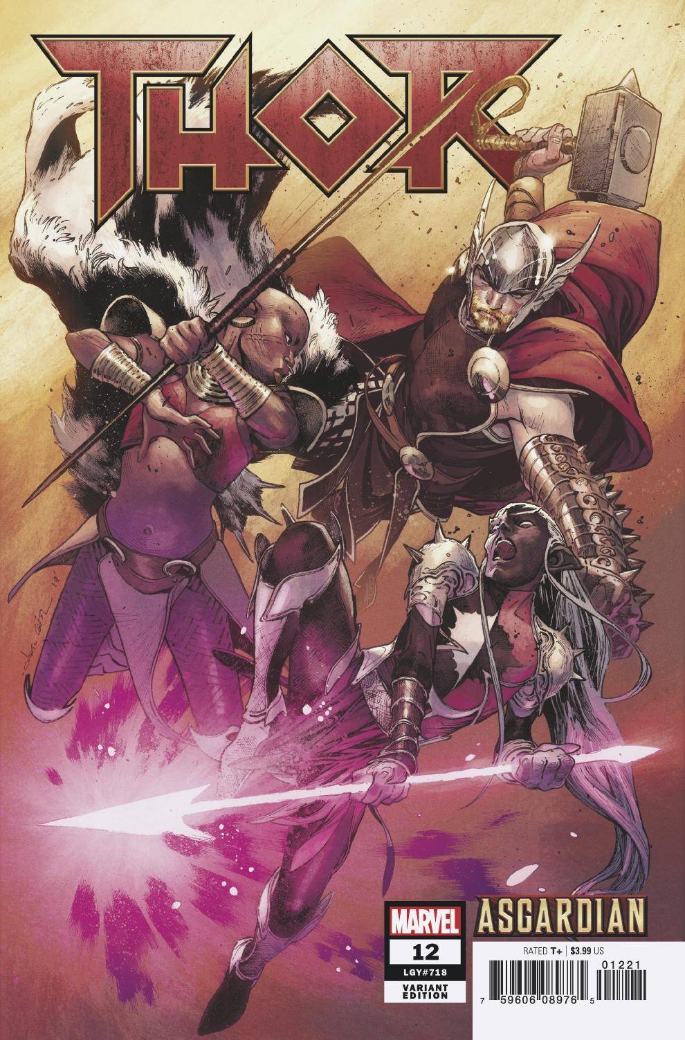 THOR #12 COIPEL ASGARDIAN VARIANT 04/17/19 FOC 03/25/19