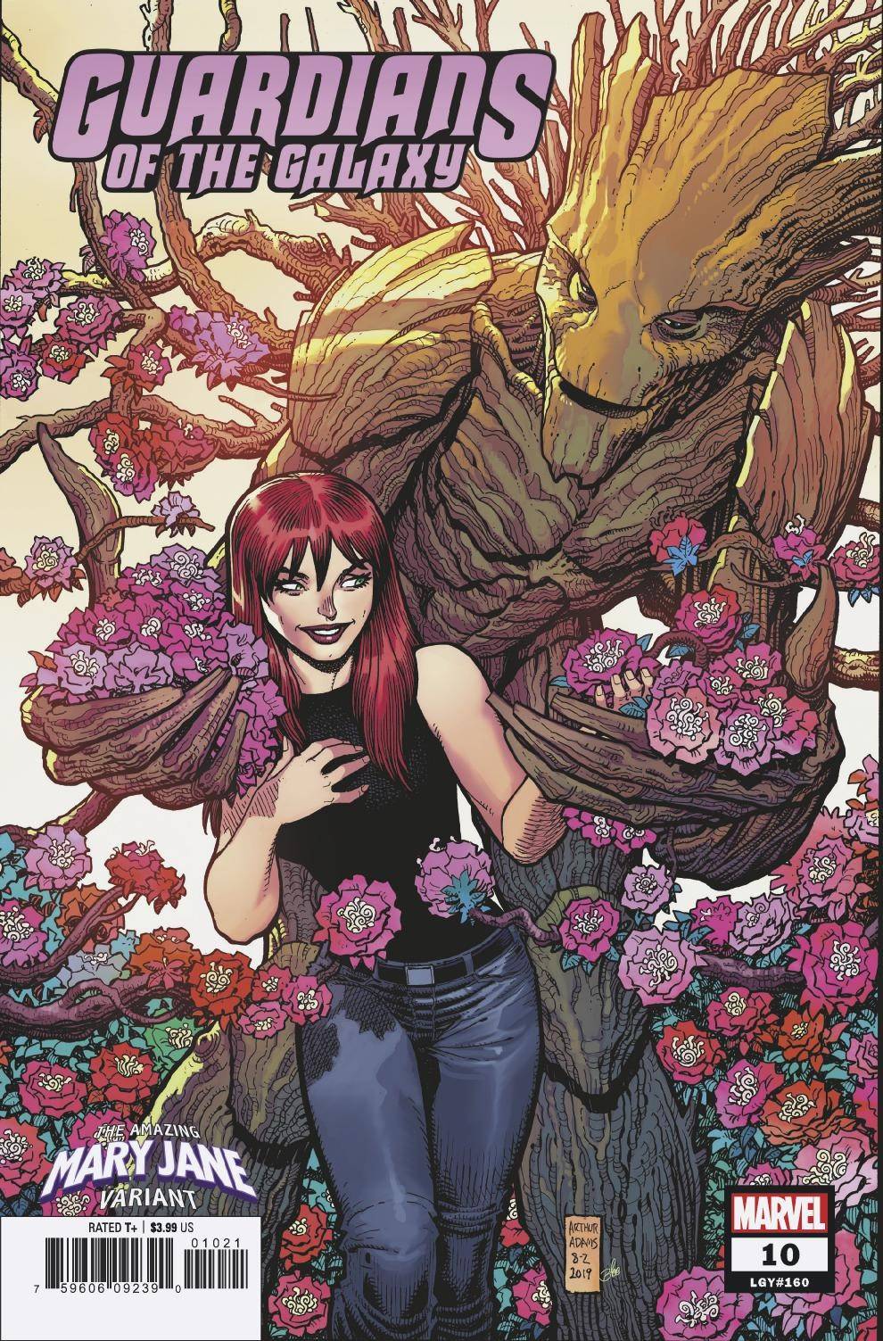 GUARDIANS OF THE GALAXY #10 ADAMS MARY JANE VARIANT 10/16/19 FOC 09/23/19