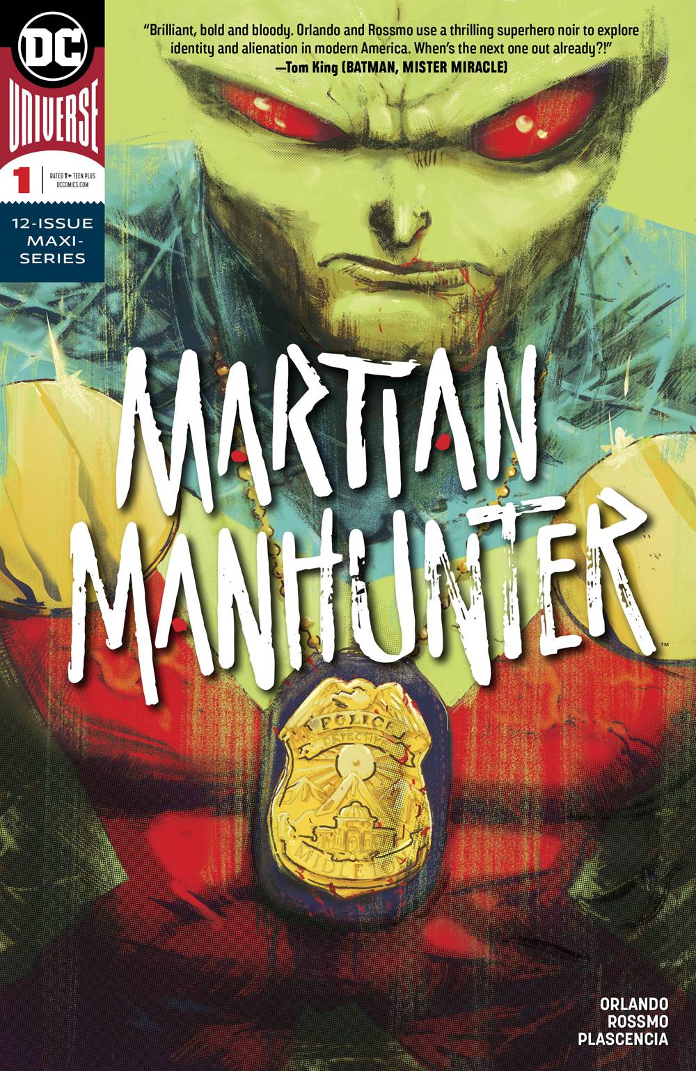 MARTIAN MANHUNTER #1 (OF 12) FOC 11/12