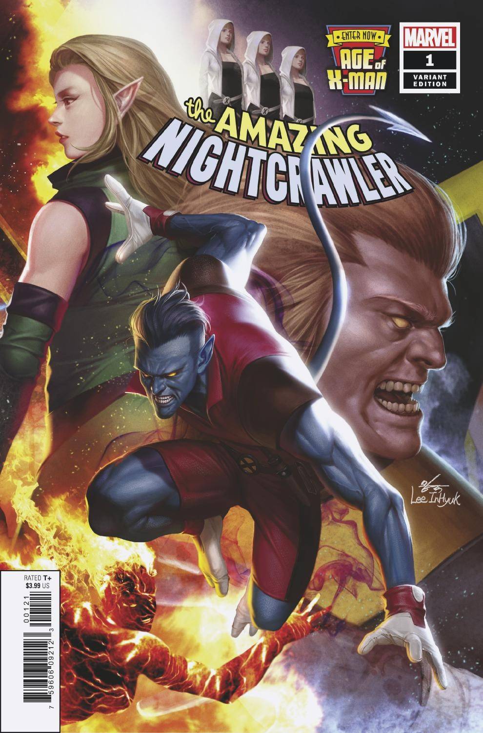 AGE OF X-MAN AMAZING NIGHTCRAWLER #1 INHYUK LEE CONNECTING VARIANT 02/20/19