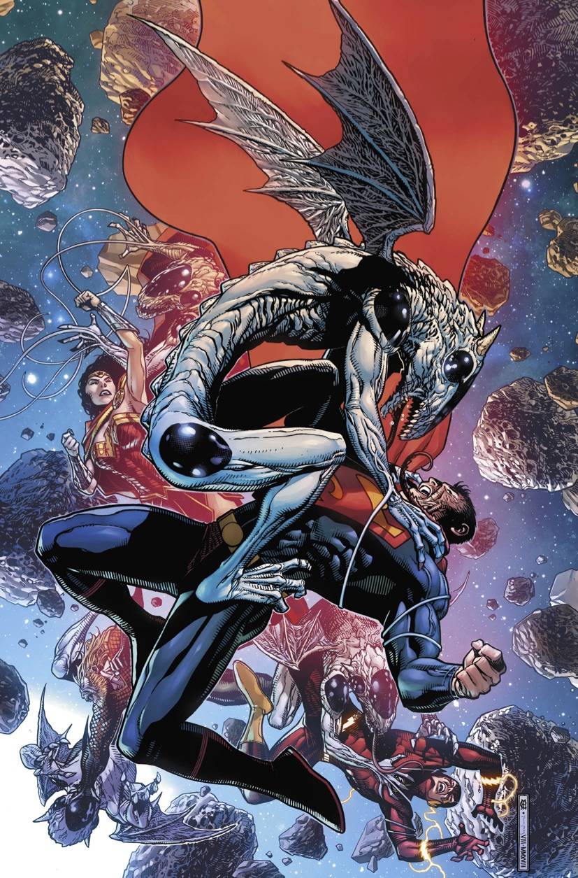 JUSTICE LEAGUE #9 (DROWNED EARTH) FOC 09/10