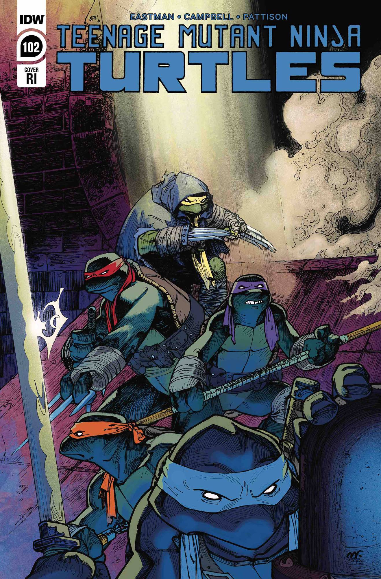 TMNT ONGOING #102 1:10 VARIANT 01/29/20 FOC 01/06/20