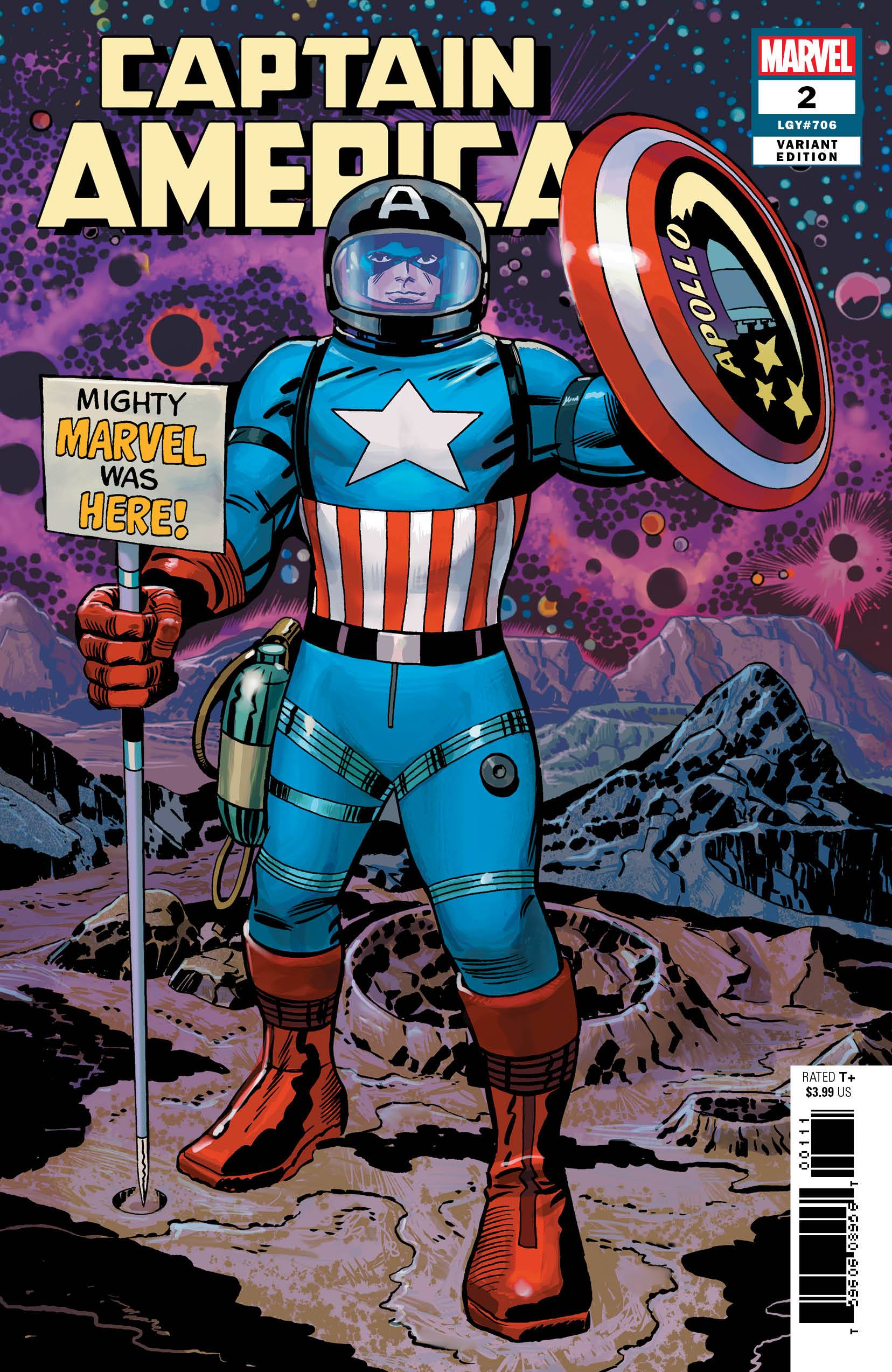 CAPTAIN AMERICA #2 KIRBY REMASTERED VARIANT FOC 07/09