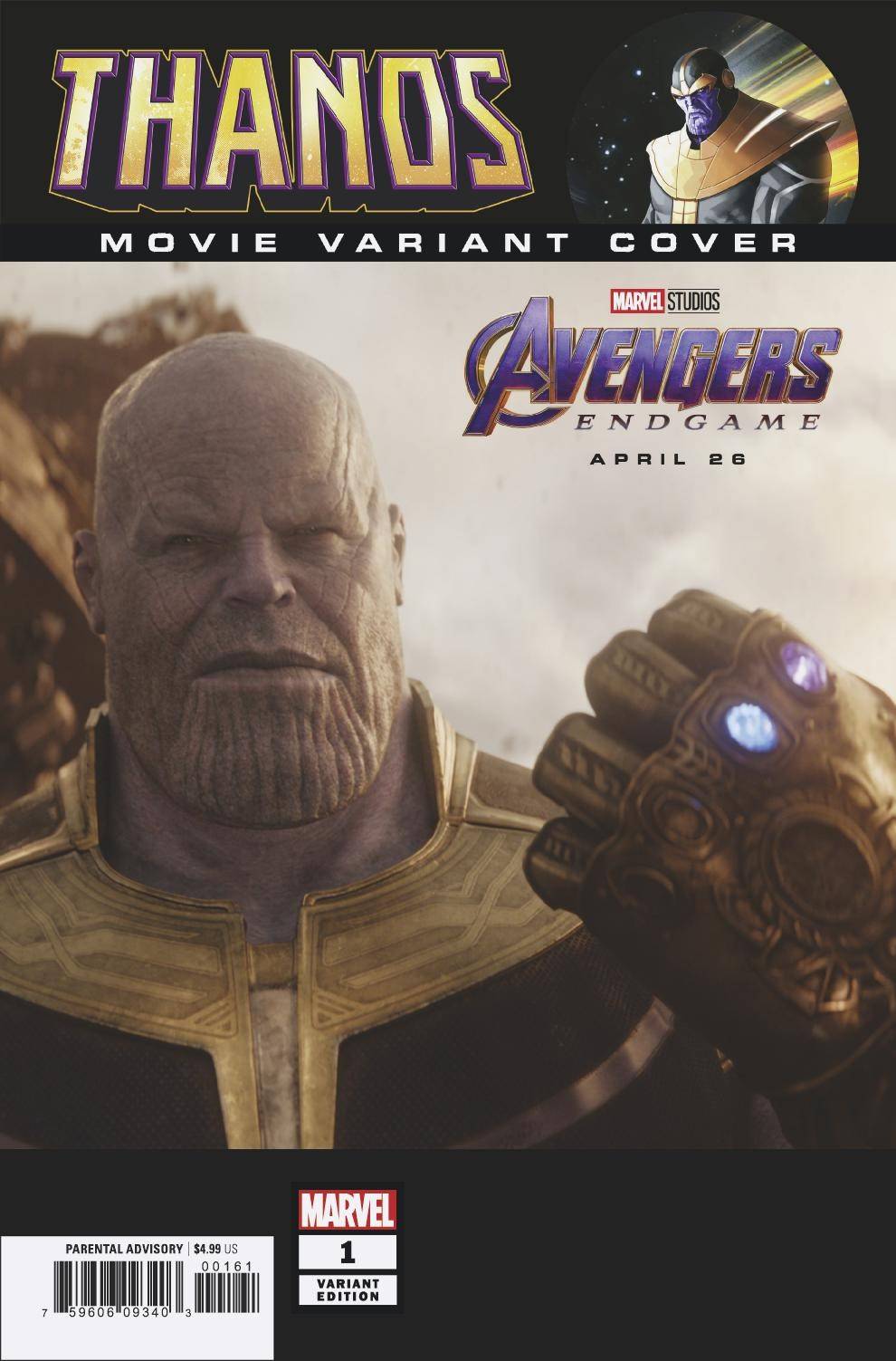 THANOS #1 (OF 6) 1:10 MOVIE VARIANT 04/24/19 FOC 04/01/19