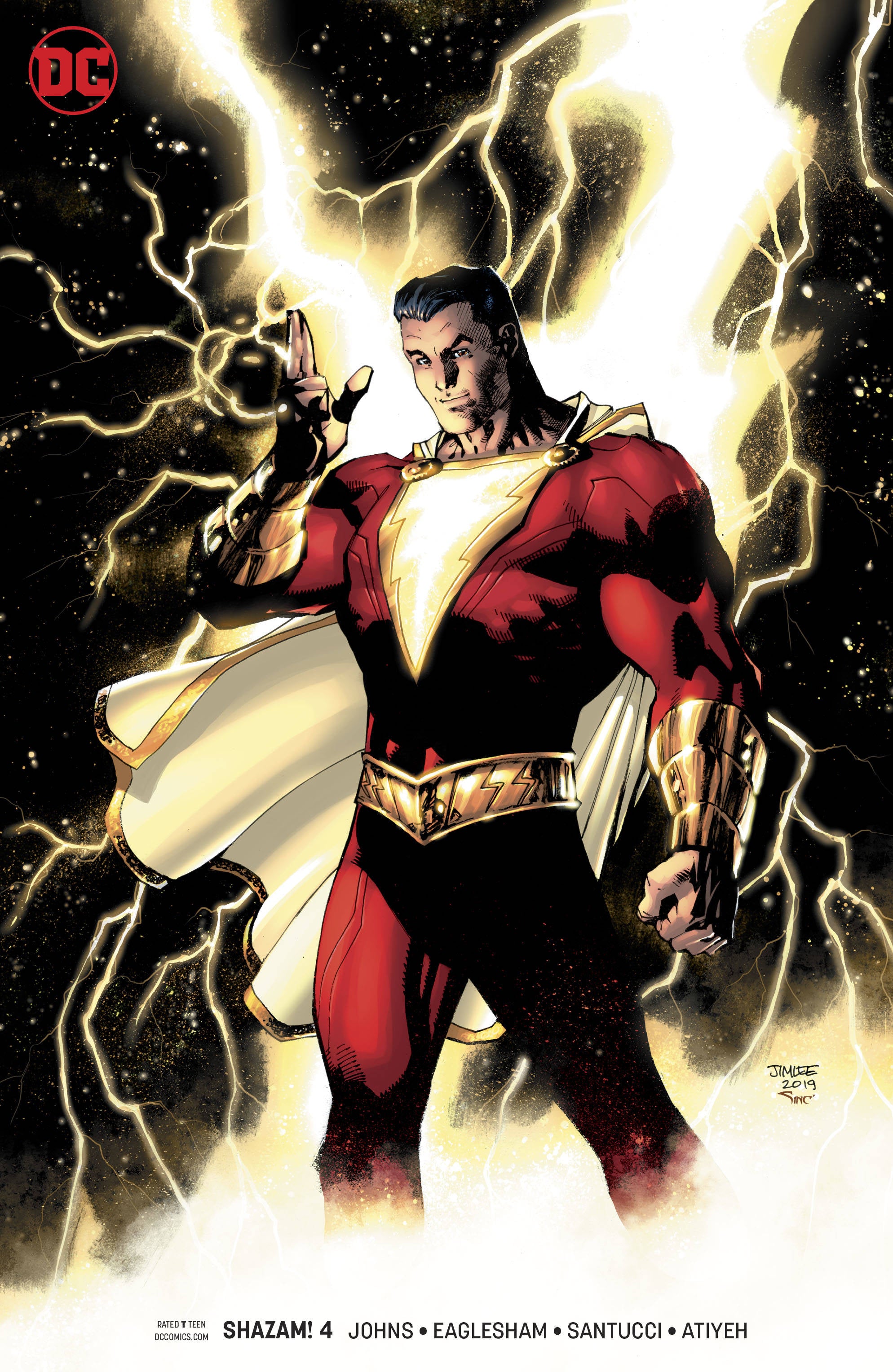 SHAZAM #4 JIM LEE VARIANT 03/27/19 FOC 02/25/19