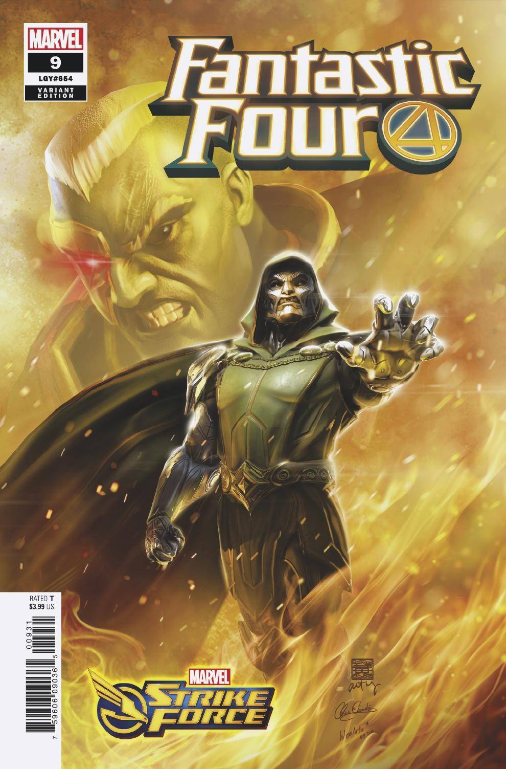 FANTASTIC FOUR #9 YONGHO CHO MYSTERY VARIANT 04/24/19 FOC 04/01/19