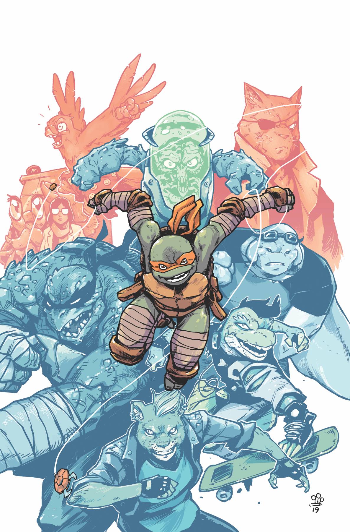 TMNT ONGOING #98 DIALYNAS 1:10 VARIANT 09/25/19 FOC 09/02/19
