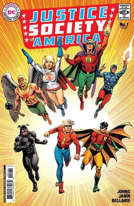11/29/2022 JUSTICE SOCIETY OF AMERICA #1 CVR D INC 1:25 JERRY ORDWAY CARD STOCK VAR