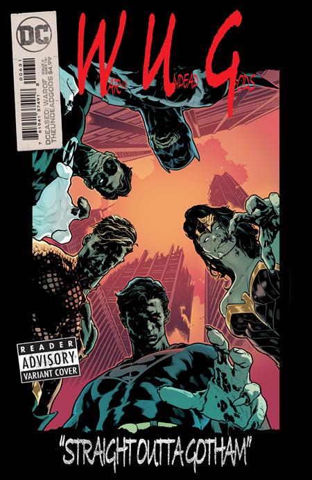 02/21/2023 DCEASED WAR OF THE UNDEAD GODS #6 (OF 8) CVR B JEFF SPOKES "STRAIGHT OUTTA COMPTOM" HOMAGE CARD STOCK VARIANT