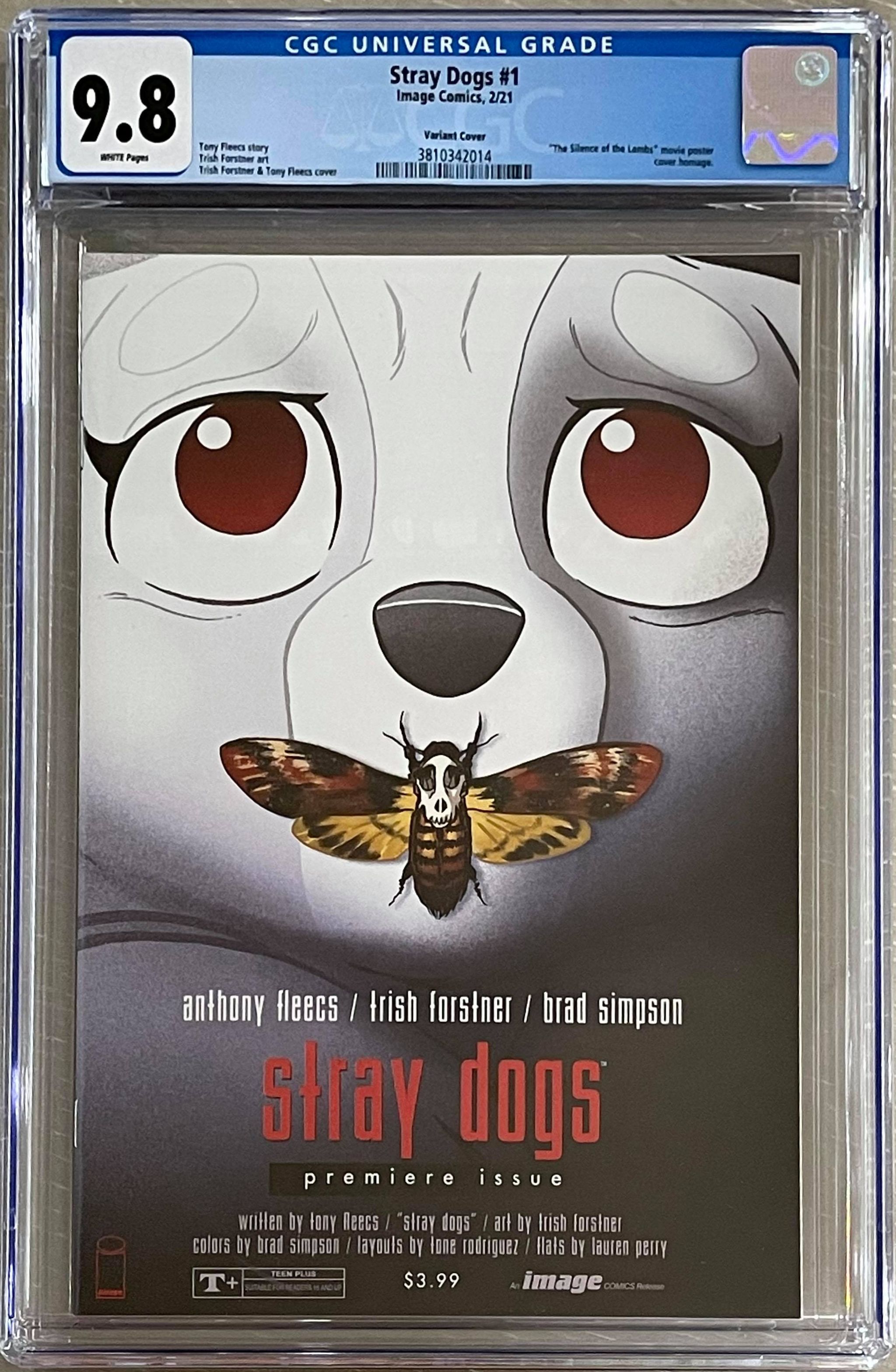 STRAY DOGS #1 VARIANT COVER CGC 9.8