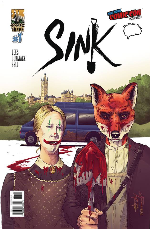 SINK #1 COVER A NEW YORK COMIC CON & BRAIN TRUST EXCLUSIVE