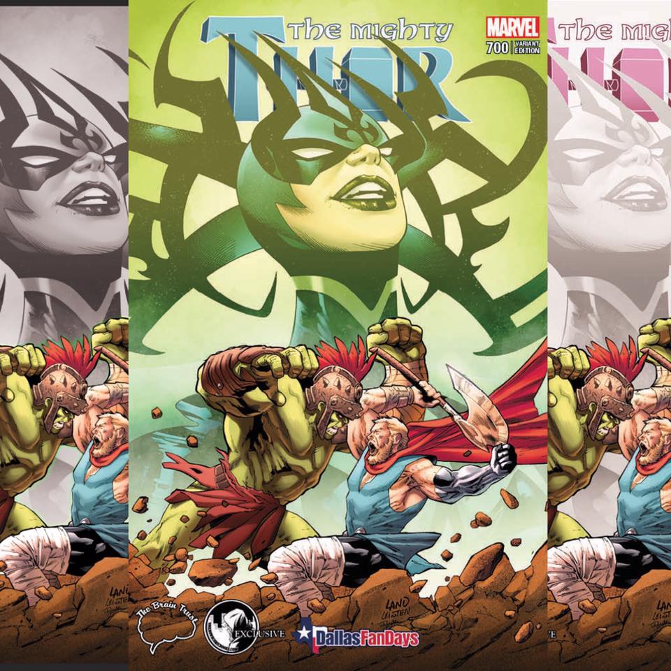 THE MIGHTY THOR #700 UNKNOWN COMIC BOOKS & THE BRAIN TRUST EXCLUSIVE SET