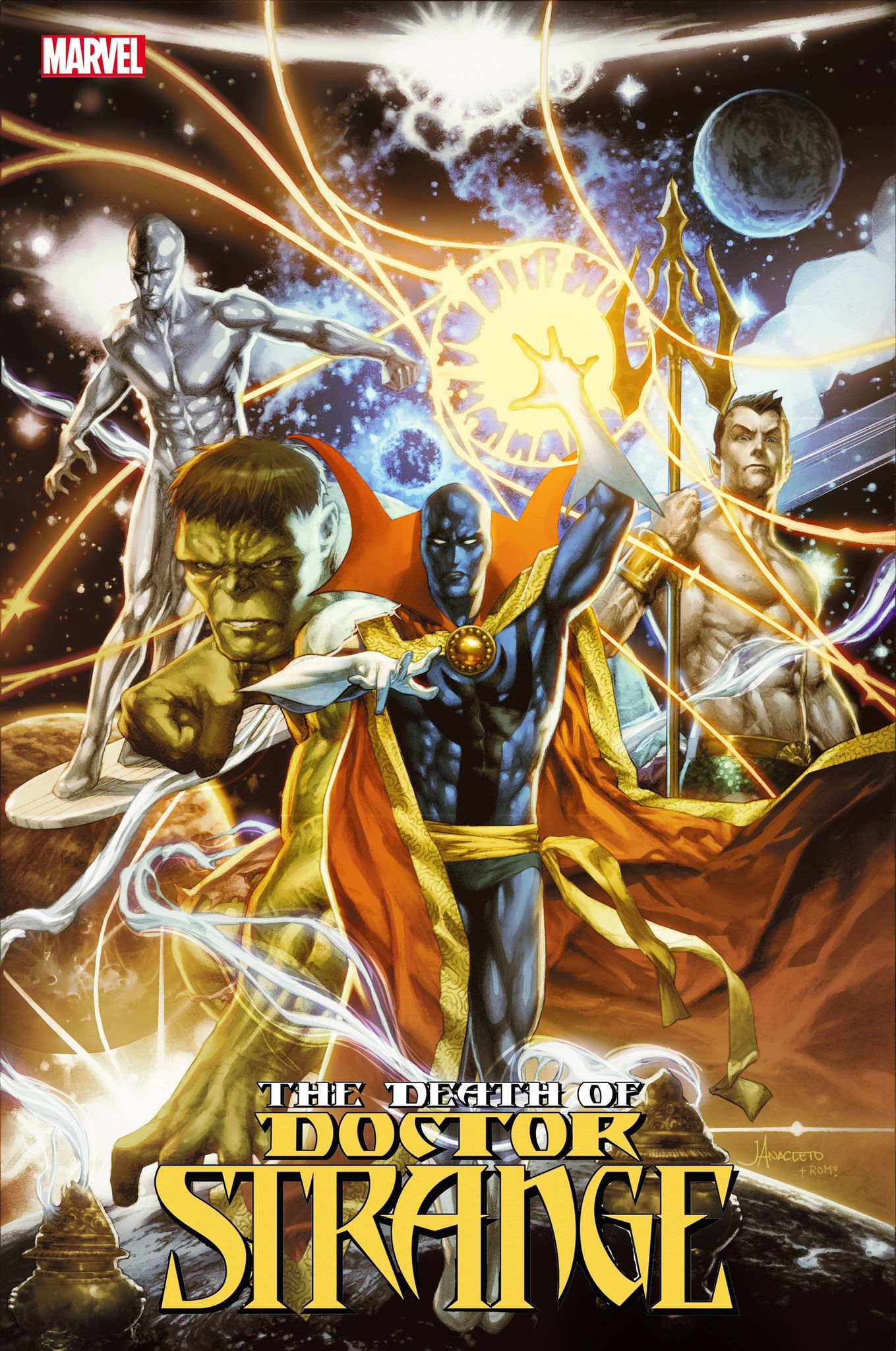 DEATH OF DOCTOR STRANGE #1 JAY ANACLETO EXCLUSIVE TRADE DRESS