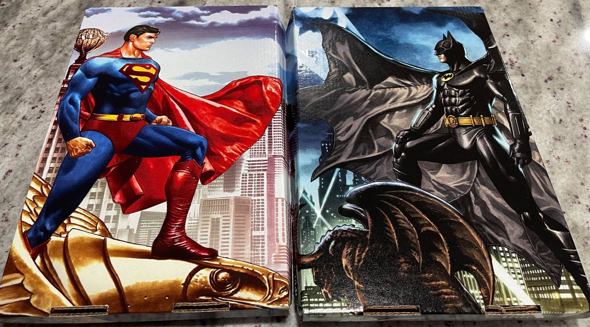 BATMAN 89 #1 & SUPERMAN 78 #1 MICO SUAYAN CONVENTION EXCLUSIVE VARIANT SET WITH COLLECTOR' BOX