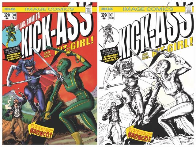 KICK-ASS #1 MIKE ROOTH EXCLUSIVE HULK181 HOMAGE