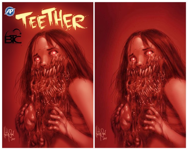 TEETHER #1 BTC BURNING VARIANT EXCLUSIVE COVERS