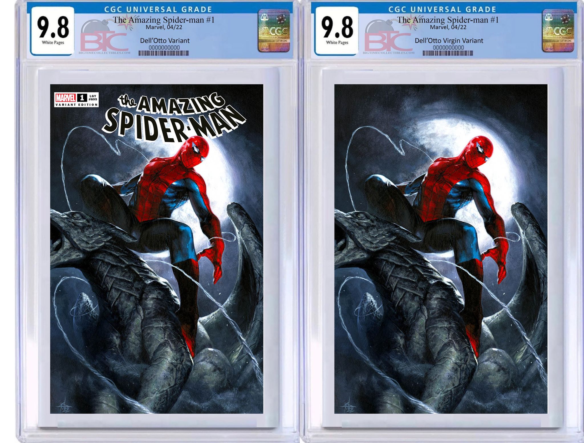 AMAZING SPIDER-MAN 1 GABRIELE DELL'OTTO EXCLUSIVE VARIANT OPTIONS