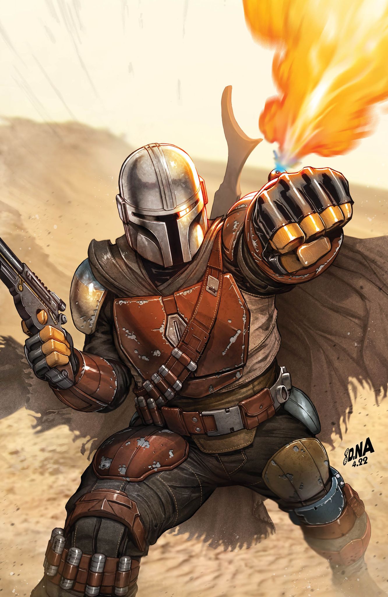 07/13/2022 STAR WARS THE MANDALORIAN 1 DAVID NAKAYAMA EXCLUSIVE VARIAN