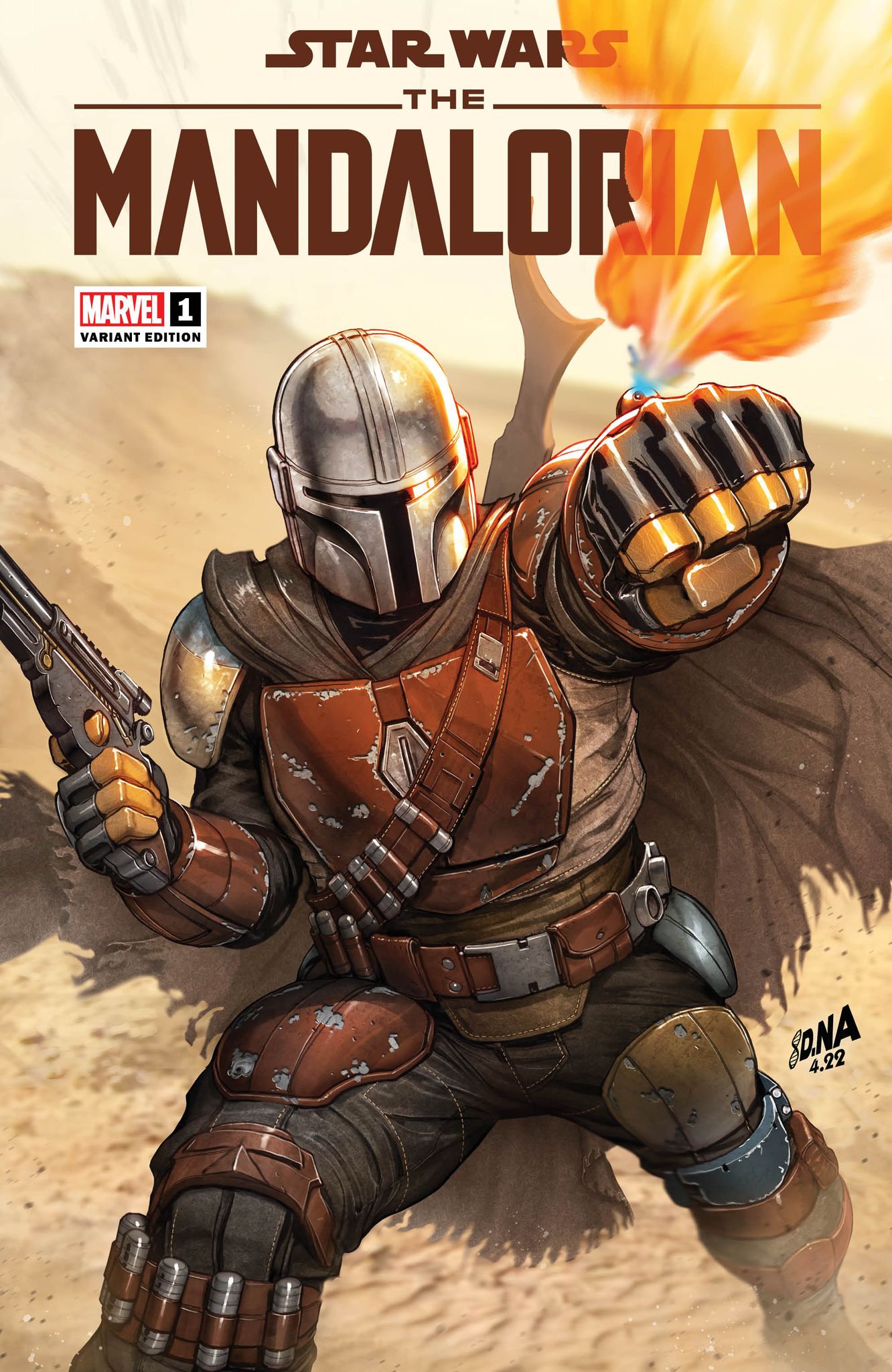 07/13/2022 STAR WARS THE MANDALORIAN 1 DAVID NAKAYAMA EXCLUSIVE VARIAN