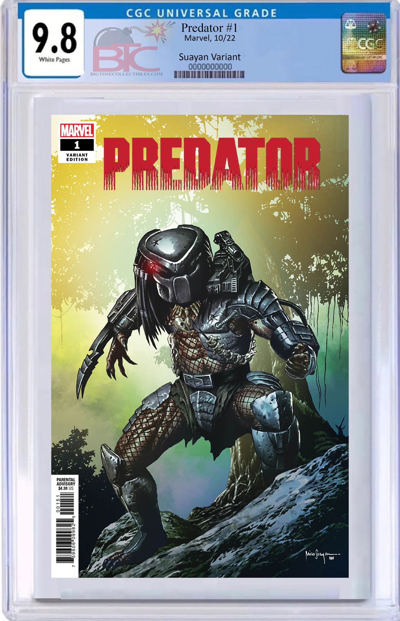 PREDATOR 1 MICO SUAYAN EXCLUSIVE CGC GRADED COPY OPTIONS