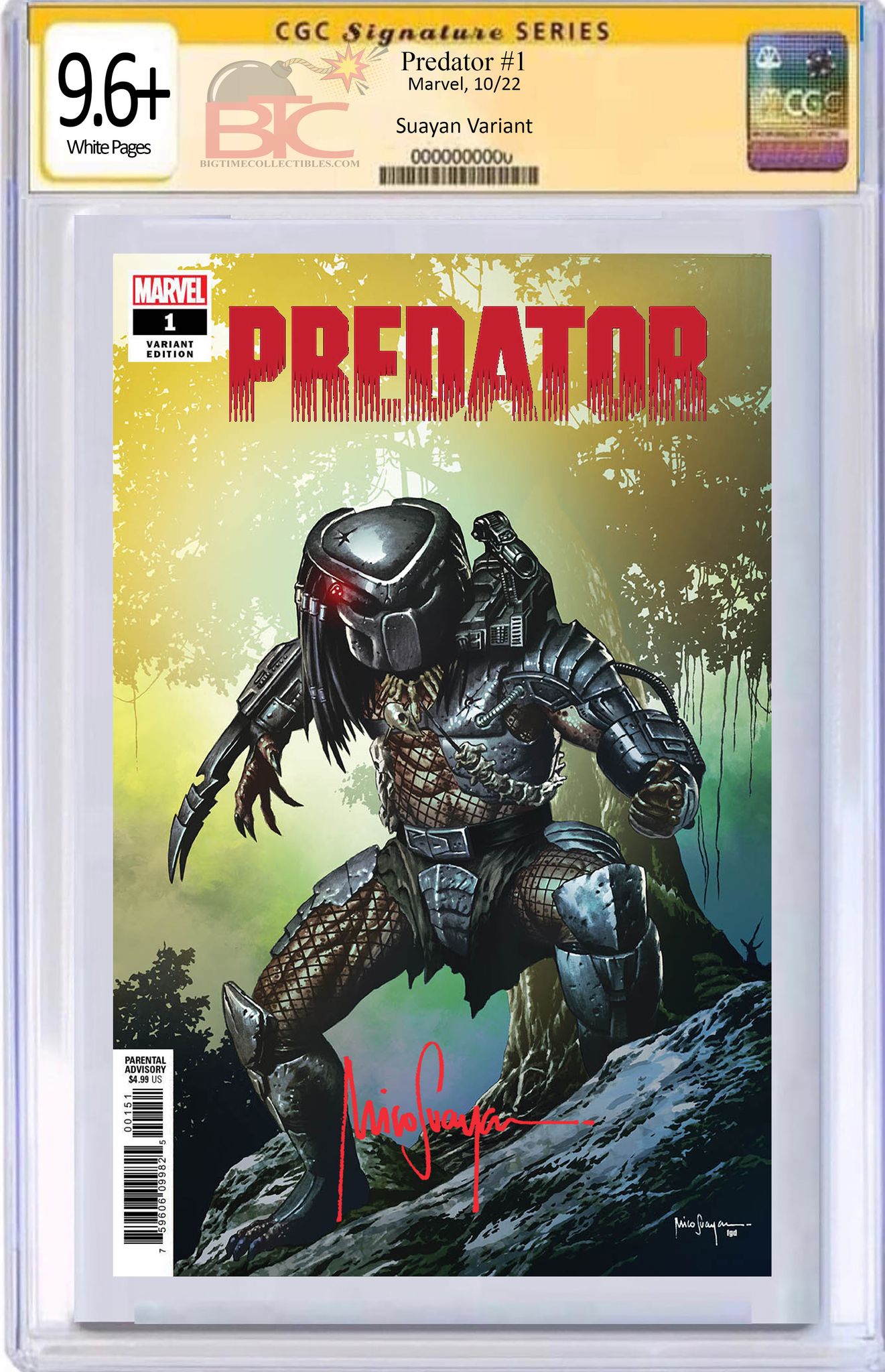 PREDATOR 1 MICO SUAYAN EXCLUSIVE CGC GRADED COPY OPTIONS