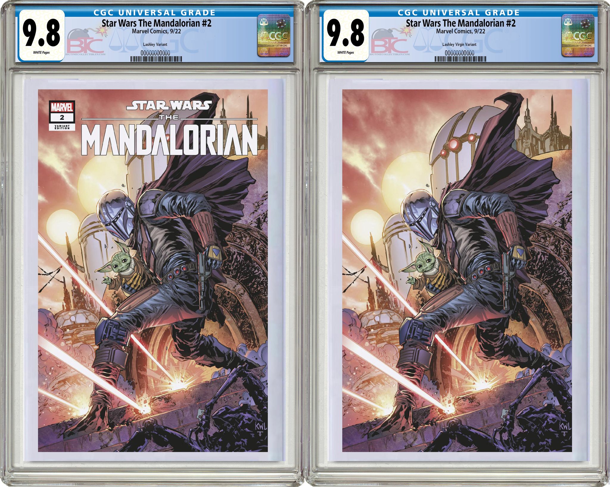 08/17/2022 STAR WARS MANDALORIAN #2 KEN LASHLEY EXCLUSIVE VARIANT OPTI