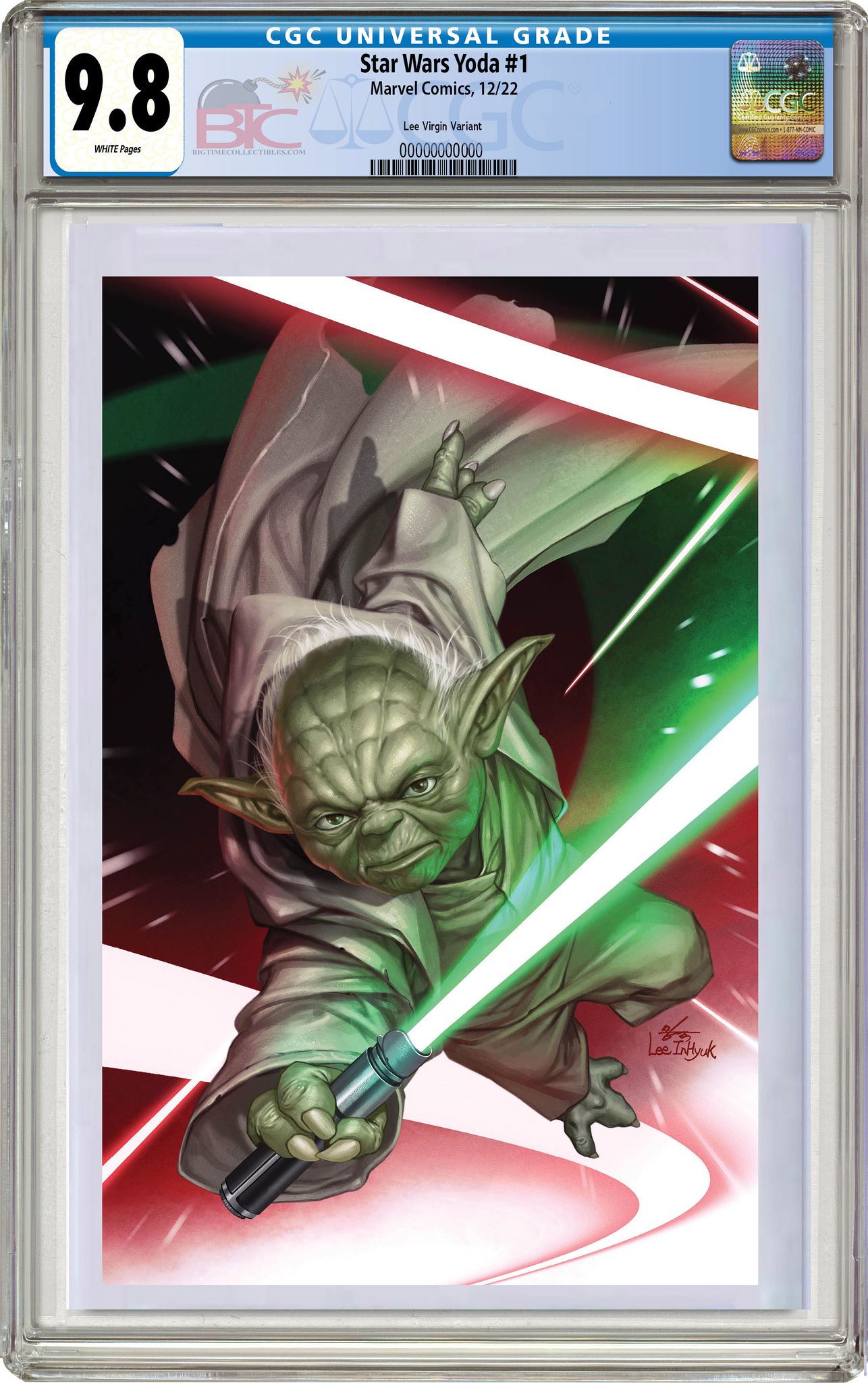 11/23/2022 STAR WARS YODA #1 INHYUK LEE EXCLUSIVE VARIANT OPTIONS