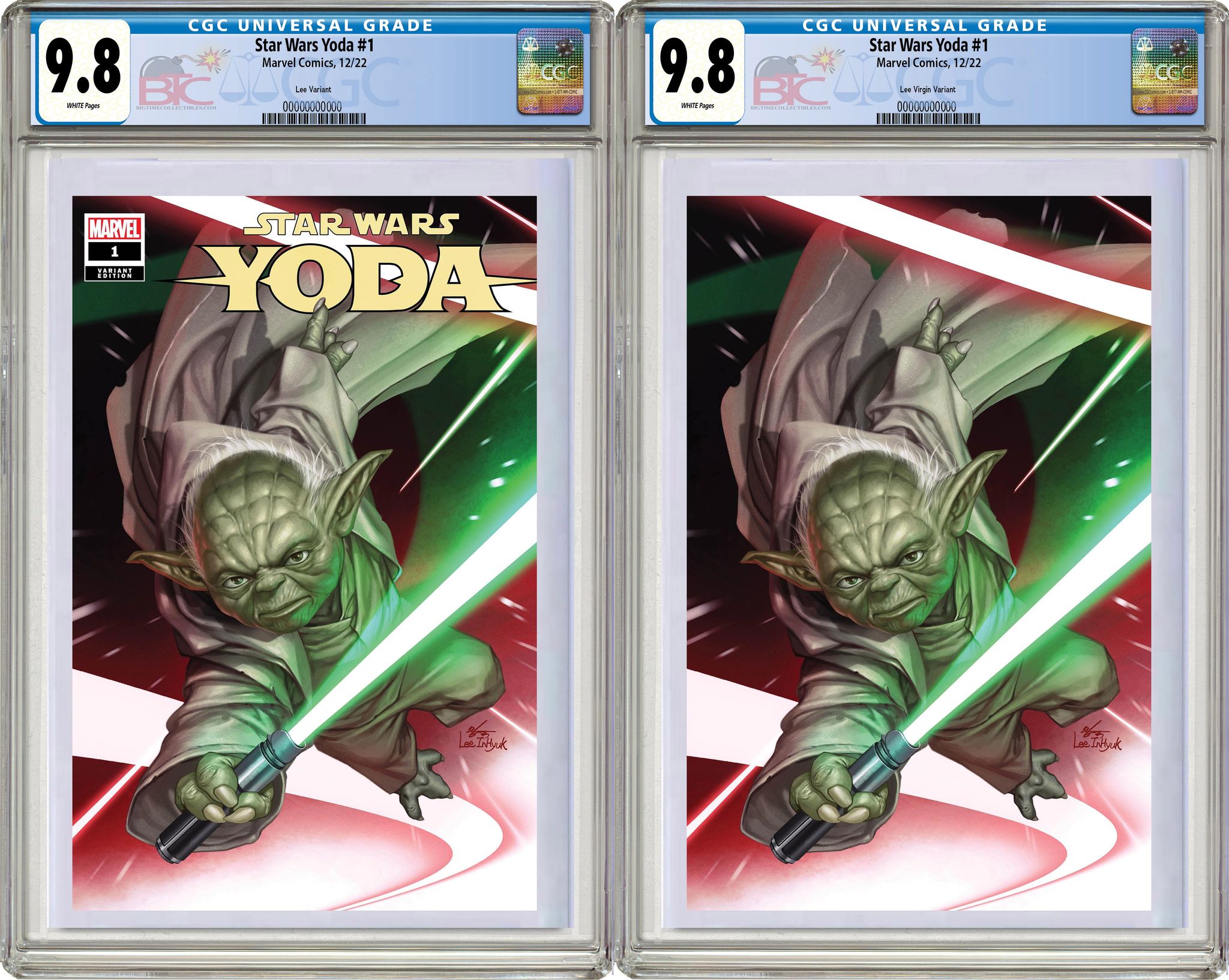 11/23/2022 STAR WARS YODA #1 INHYUK LEE EXCLUSIVE VARIANT OPTIONS