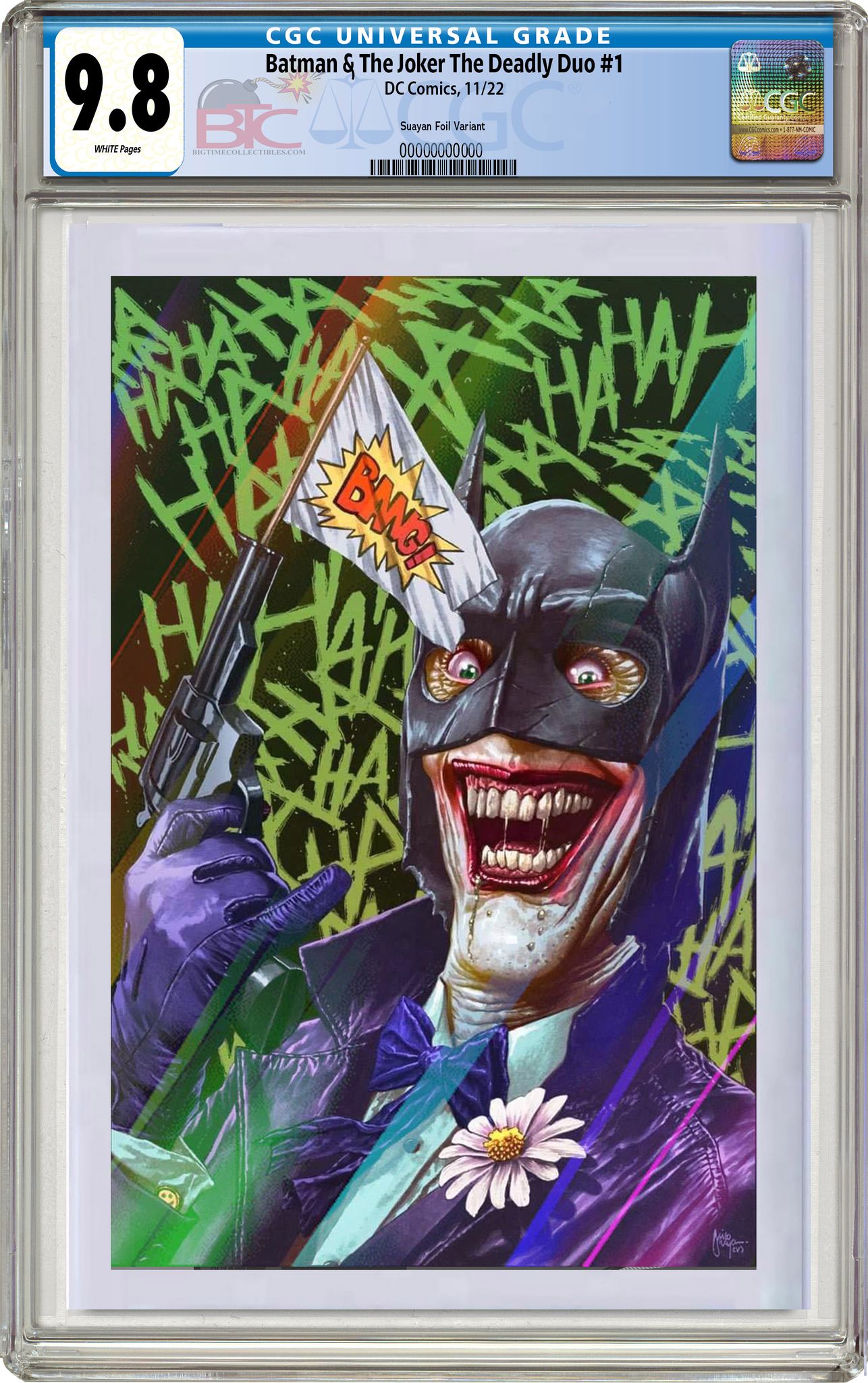 BATMAN & THE JOKER THE DEADLY DUO #1 MICO SUAYAN EXCLUSIVE VARIANT CGC GRADED OPTIONS