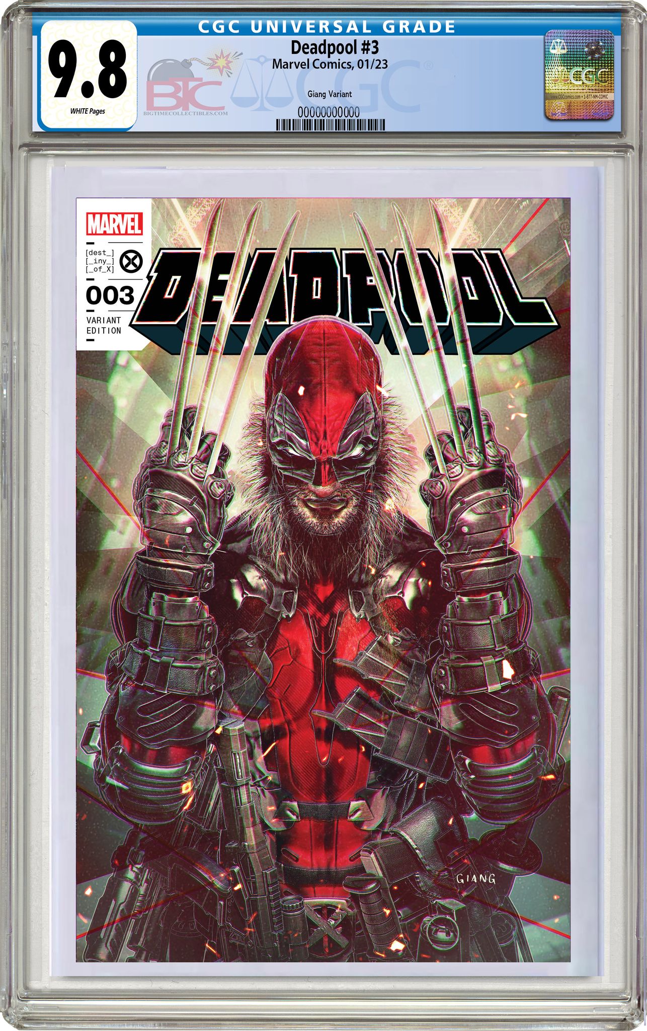 01/18/2023 DEADPOOL #3 JOHN GIANG EXCLUSIVE VARIANT OPTIONS
