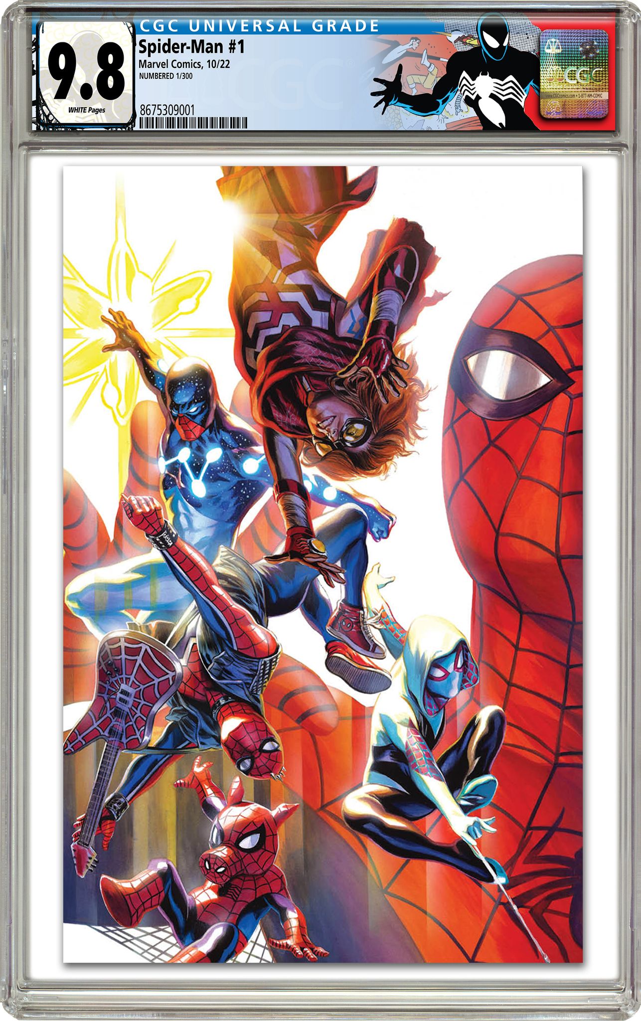 SPIDER-MAN #1 & #2 MASSAFERA CGC 9.8 LIMITED EDITION OPTIONS