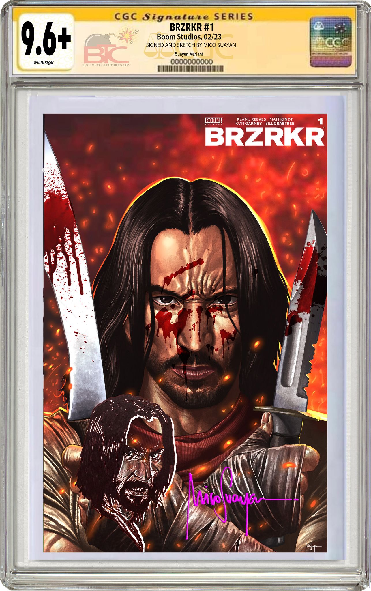 BRZRKR (BERZERKER) #1 MICO SUAYAN EXCLUSIVE IMMORTAL PRINTING