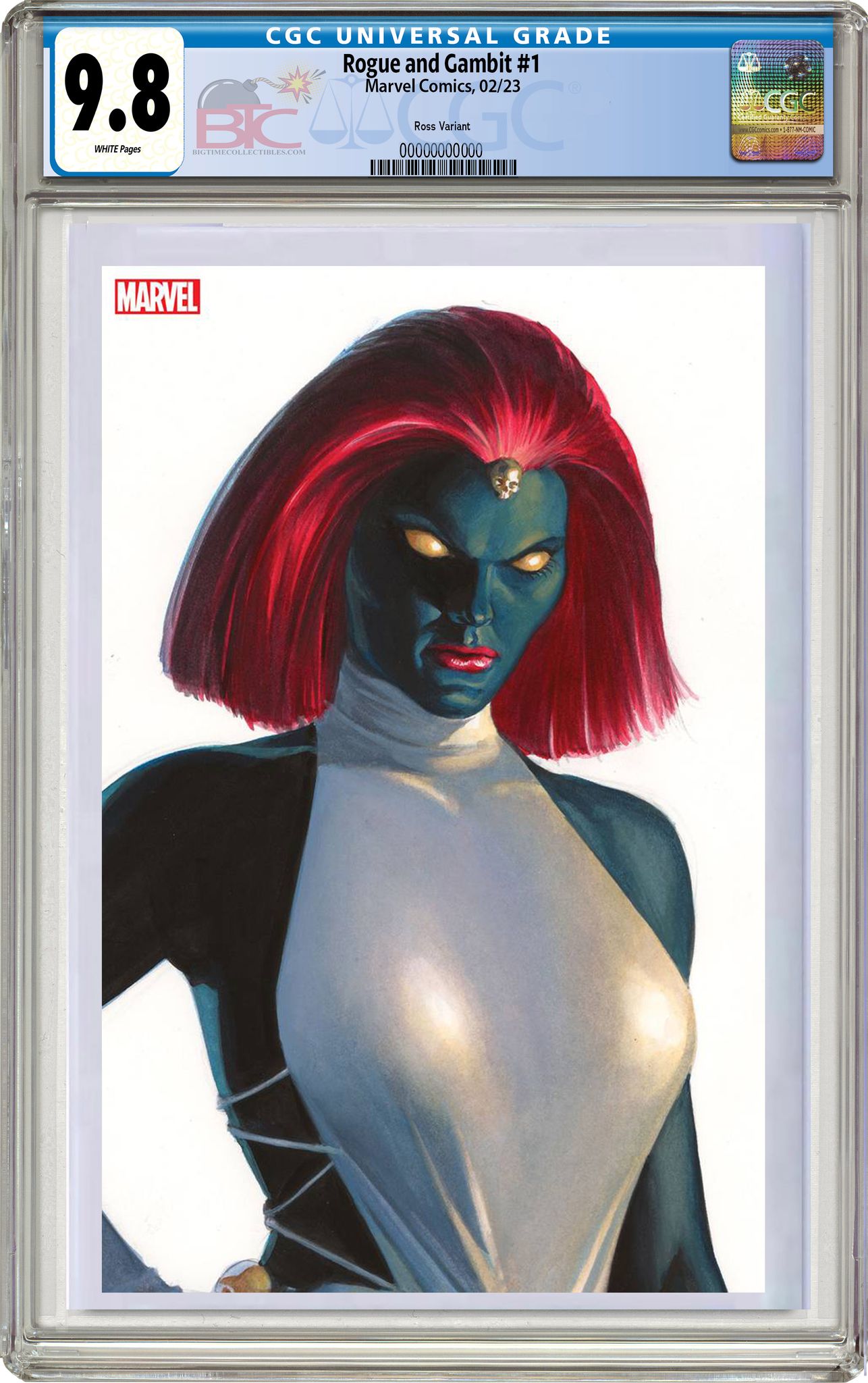ROGUE AND GAMBIT #1 ROSS TIMELESS MYSTIQUE VIRGIN VARIANT CGC 9.8