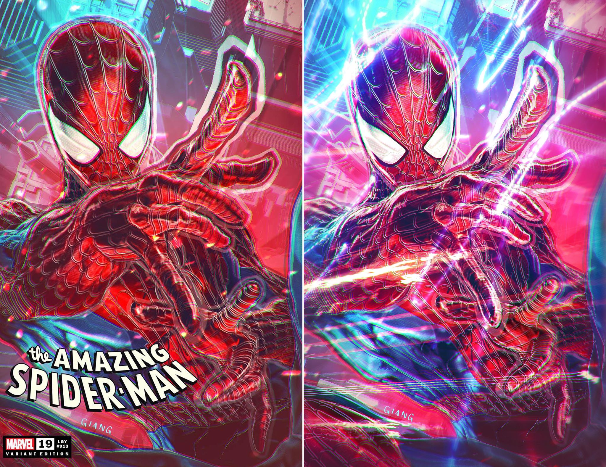 AMAZING SPIDER-MAN #19 JOHN GIANG EXCLUSIVE VARIANT OPTIONS