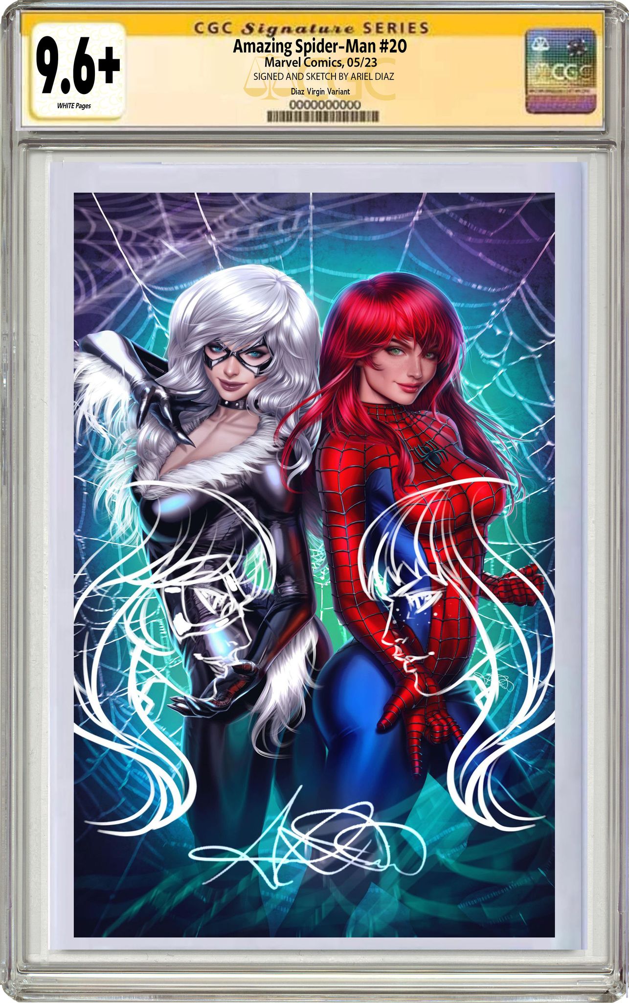 AMAZING SPIDER-MAN #20 ARIEL DIAZ FIRST EVER MARVEL EXCLUSIVE VARIANT COVERS