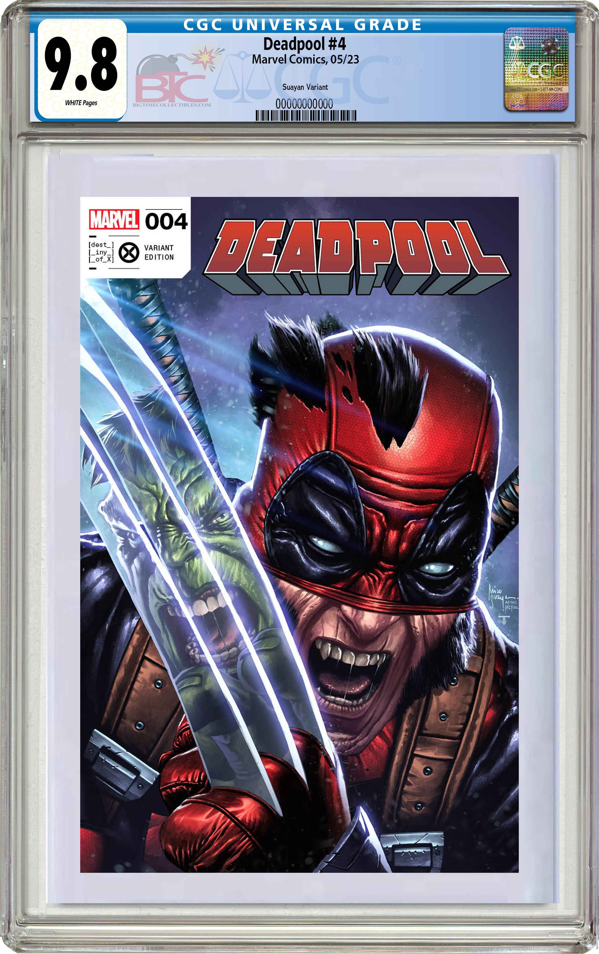 02/22/2023 DEADPOOL #4 MICO SUAYAN EXCLUSIVE VARIANT COVERS