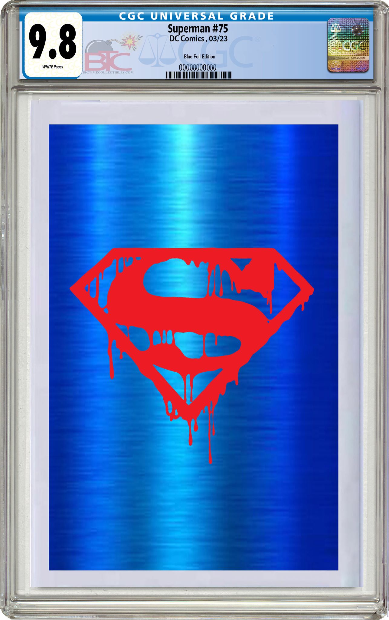 SUPERMAN #75 SPECIAL BLUE FOIL EDITION