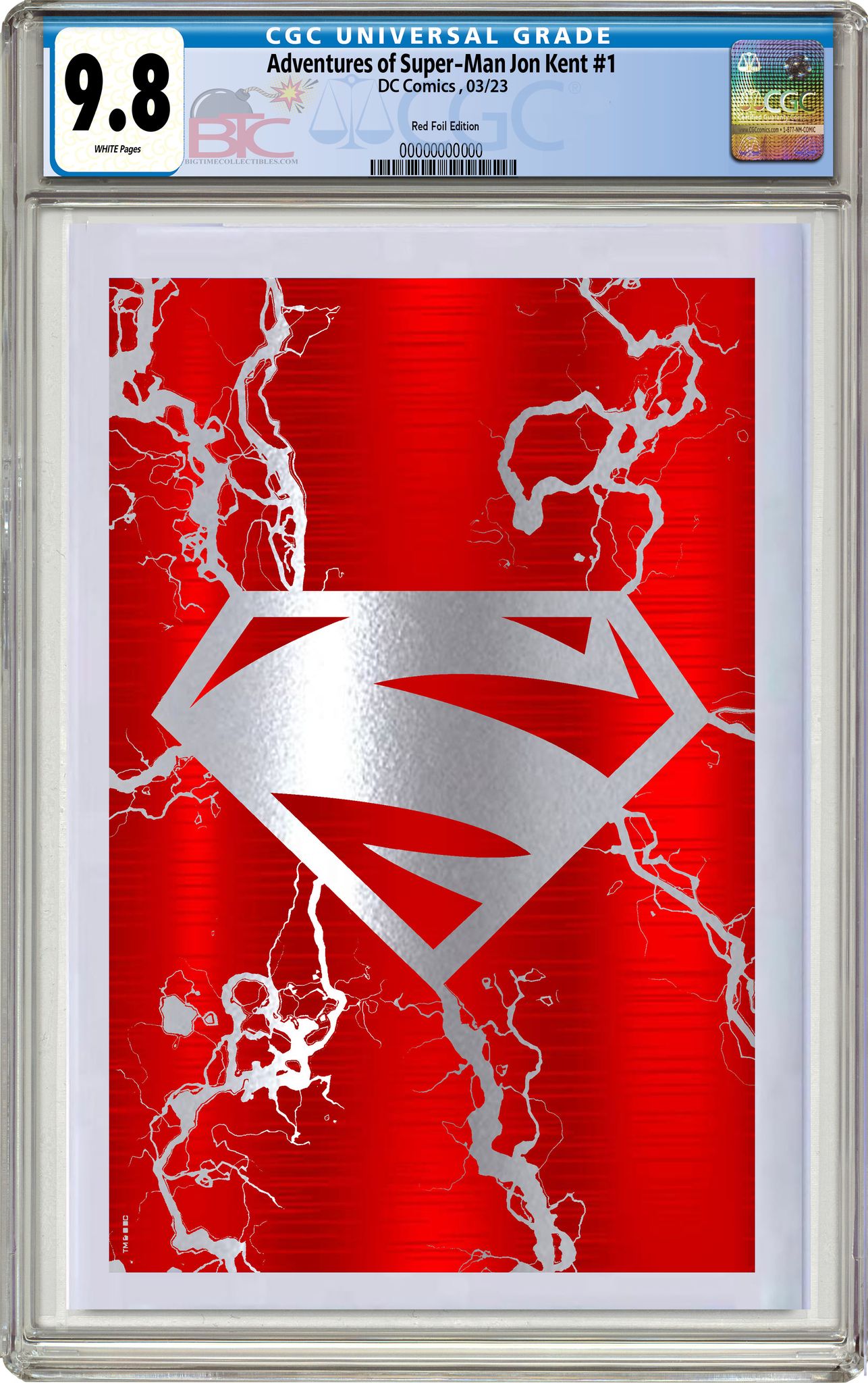 ADVENTURES OF SUPERMAN JON KENT #1 MEGACON ELECTRIC RED VARIANT