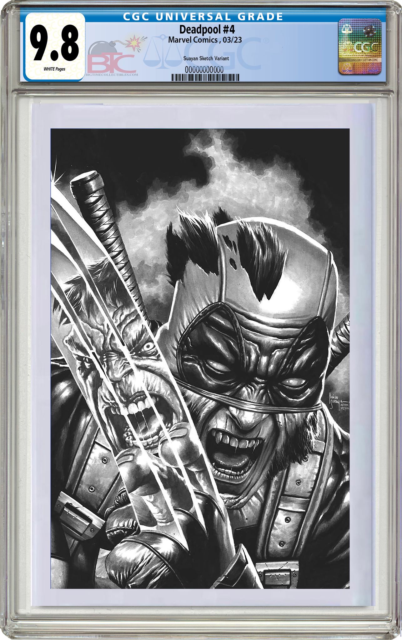 DEADPOOL #4 MICO SUAYAN MEGACON EXCLUSIVE SKETCH COVER
