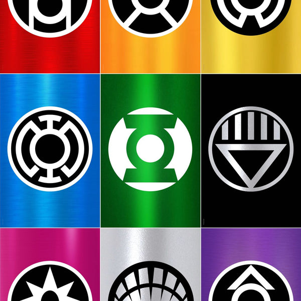 【誠実】 LANTERN GREEN #1 FOIL RAW BUNDLE SPECTRUM COLOR 9-PACK BTC コイン